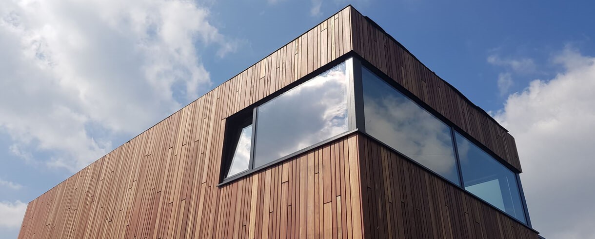 Wooden Facade Cladding Open Changing